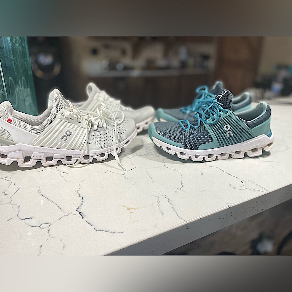 On cloud running shoes